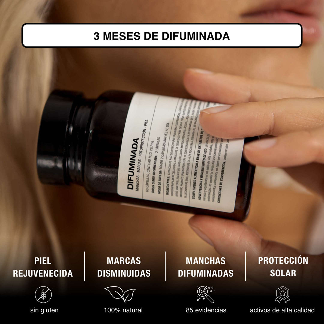 CÁPSULAS DIFUMINADA Difumina marcas y unifica tu piel – afrodite