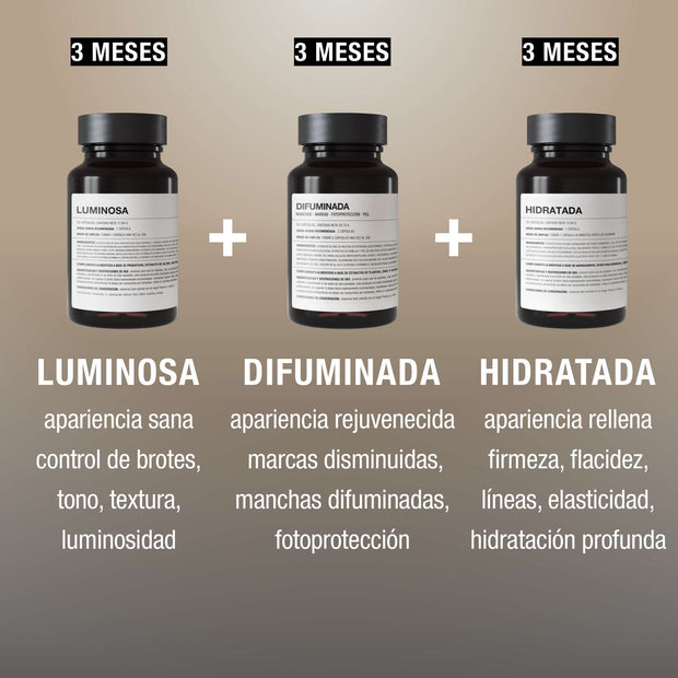 PACK: LUMINOSA + DIFUMINADA + HIDRATADA