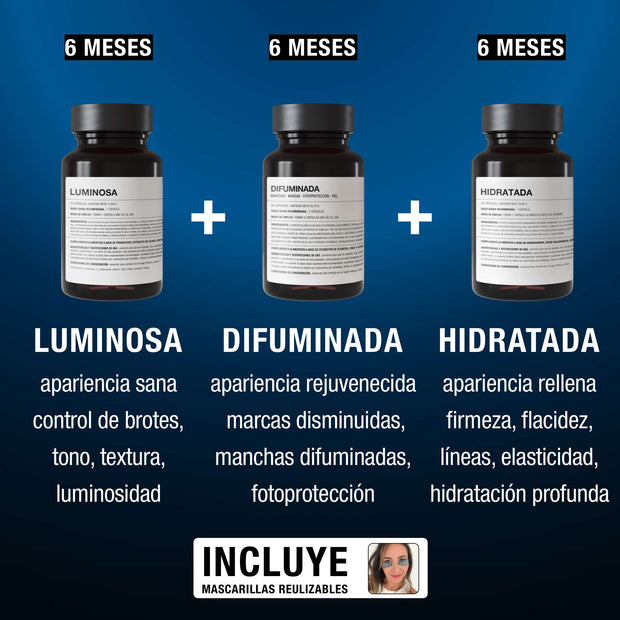 PACK: LUMINOSA + DIFUMINADA + HIDRATADA