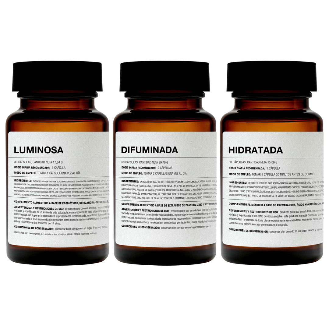 PACK: LUMINOSA + DIFUMINADA + HIDRATADA