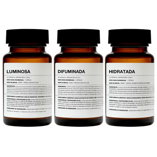 PACK: LUMINOSA + DIFUMINADA + HIDRATADA